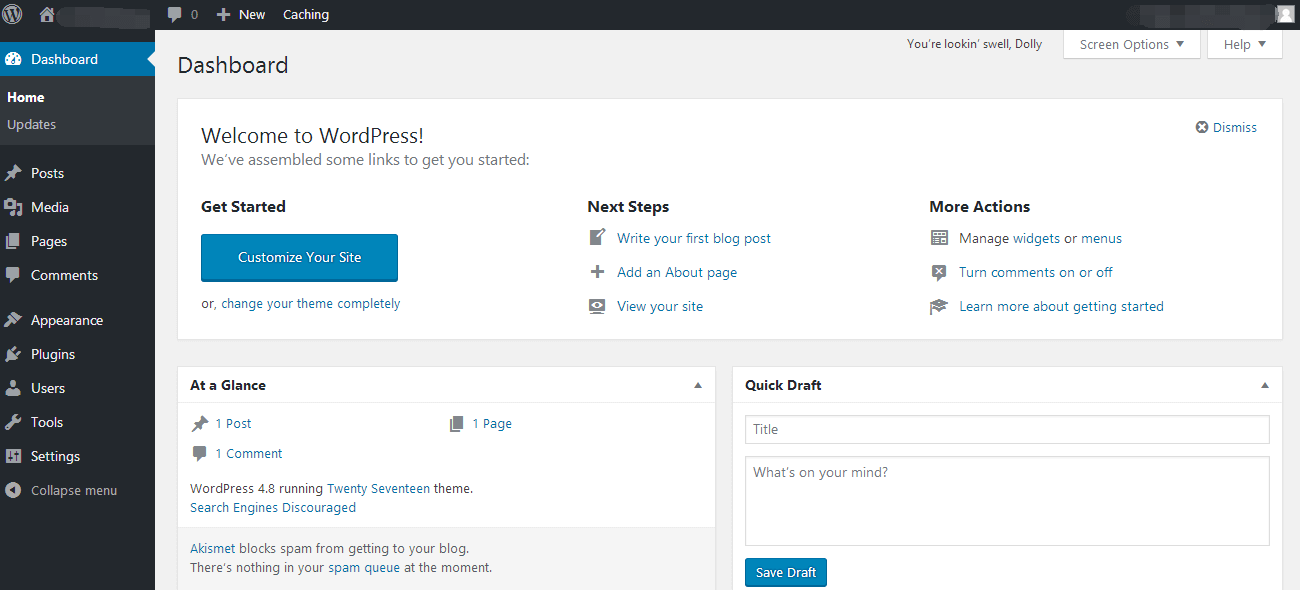 welcome to wordpress