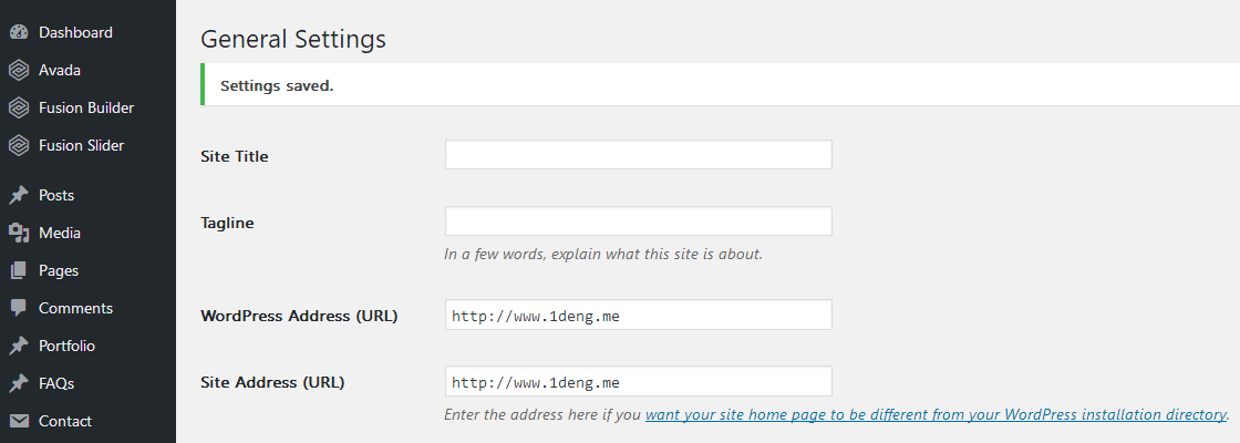 wordpress添加www前缀
