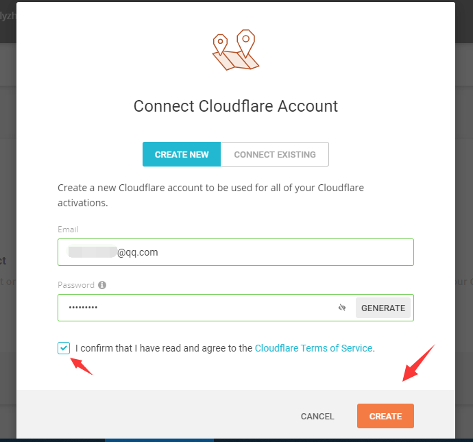 cloudflare CDN新账号