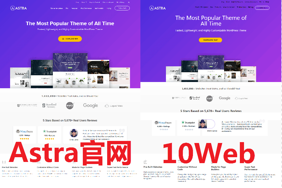 astra 10web