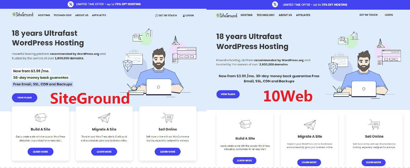 siteground 10web