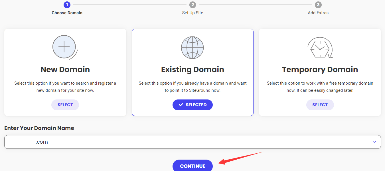 Existing Domain