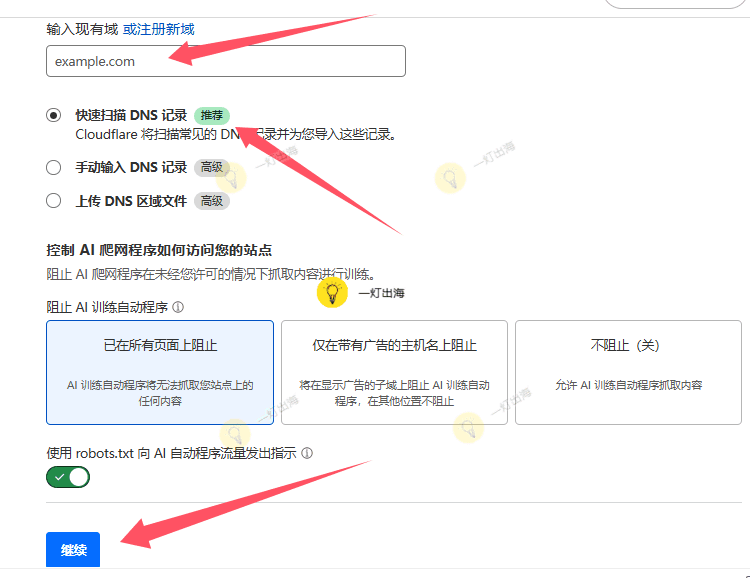 快速扫描DNS记录